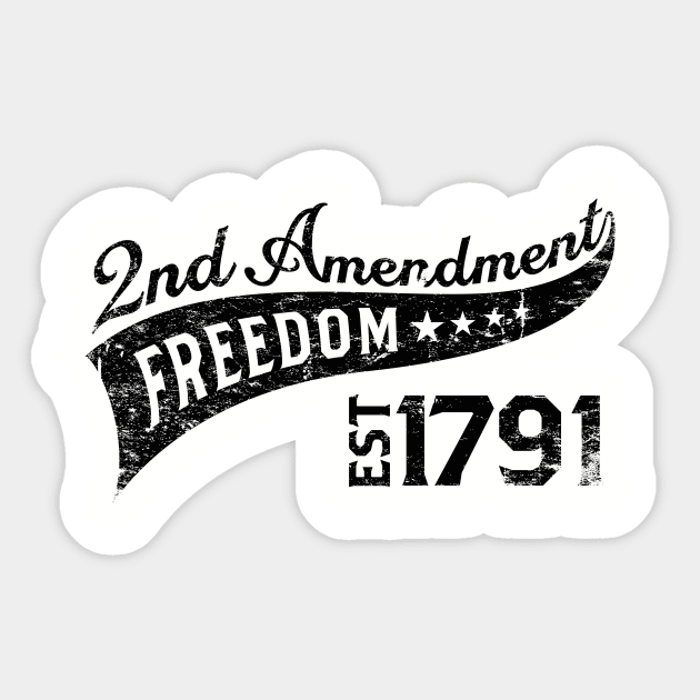 Second Amendment Sticker by MikesTeez